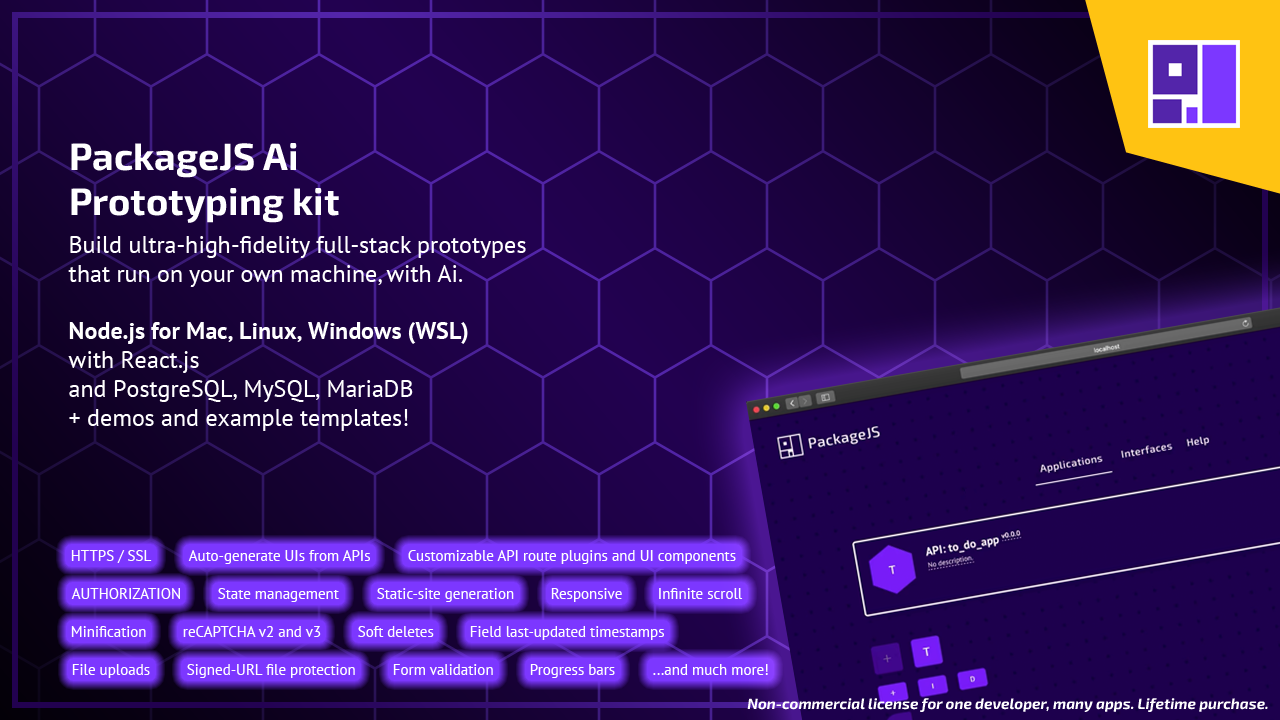 PackageJS Ai Prototyping kit