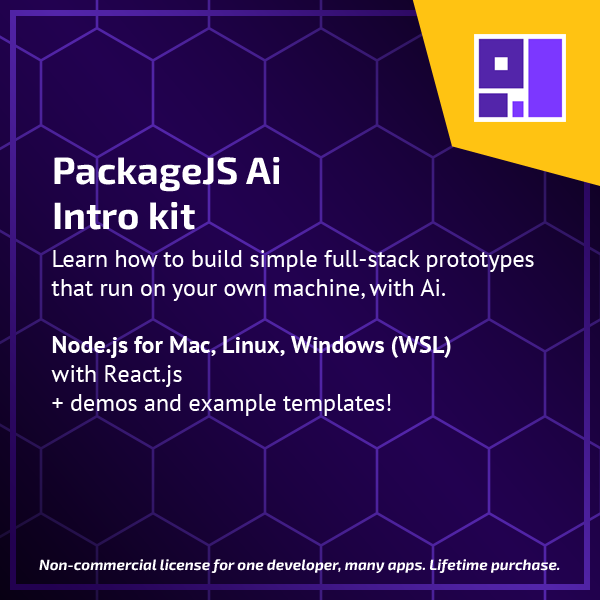 PackageJS Ai Intro kit