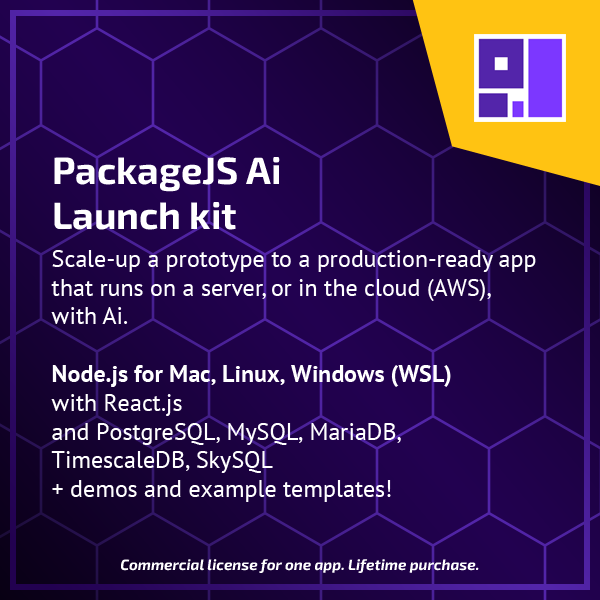 PackageJS Ai Launch kit